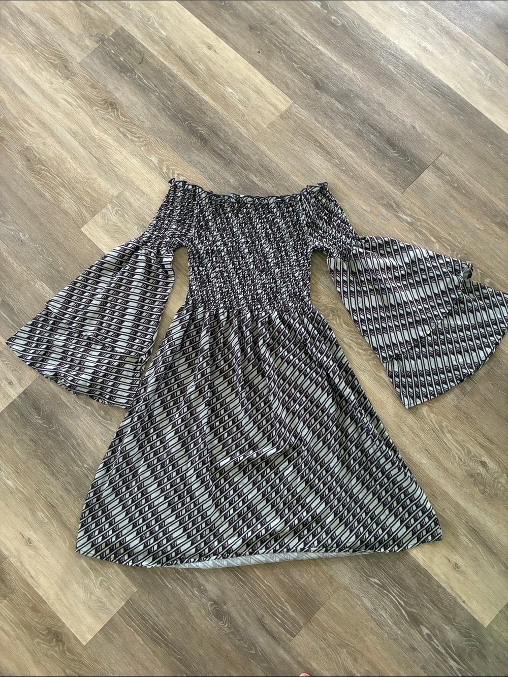 Manaola Off Shoulder Flutter Sleeve Dress